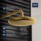 Grohe 210 Shower Head, 8In - 1 Spray, 1.75 Gpm 264092430 - alternate 4